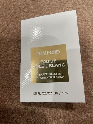 Tom Ford Eau de Soleil Blanc Eau de Toilette Sample Spray .05oz, 1.5ml in Card