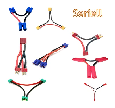 ✅ Adapter Parallel Seriell Lipo Akku T-Dean XT60 XT90 EC3 EC5 JST HXT RC ✅