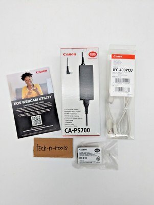 Canon EOS Webcam Accessories Starter Kit for EOS Rebel T7 T6 T5 T3 7875A011