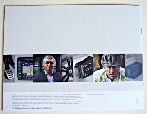 Skoda . Accessories Range . December 2012 Sales Brochure - Picture 3 of 3
