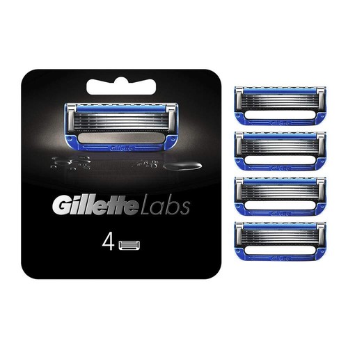 Gillette Gillette Labs Heated Laser Spare Blades 4 Shaver Razor Male Men s 530 4902430905367 eBay