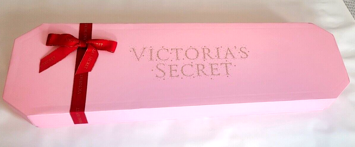 Beautiful VICTORIA'S SECRET Empty Pink Hard Gift Box 24