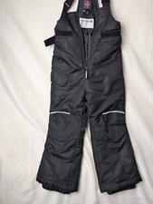 Swiss Tech Snow Overalls Black Pants Youth Size XS 4/5