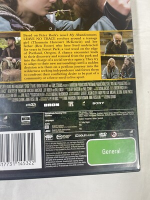 Leave No Trace DVD 2018 Film Movie Ben Foster Thomasin