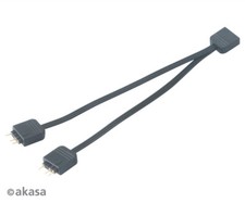 Akasa AK-CBLD08-12BK Addressable RGB LED Splitter Cable 12cm