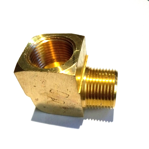 3/4 NPT 90 Degree Street Elbow Brass NPT Pipe Fitting - Male / Female Thread - Picture 3 of 7