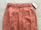 NEW NWT Billabong CARGO pants pockets26 by waist burnt orange color zipper — photo 2