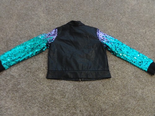 GIRLS DISNEY DESCENDANTS 3 SEQUIN SPARKLY JACKET BLAZER SIZE 6/6X - Picture 7 of 10