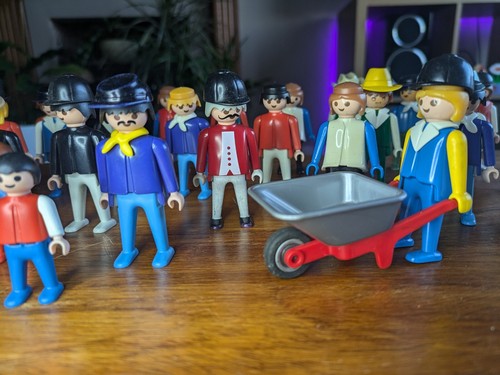 29 Vintage Playmobil Figuren - Geobra 1974 1981 Restposten Konvolut - Bild 5 von 13