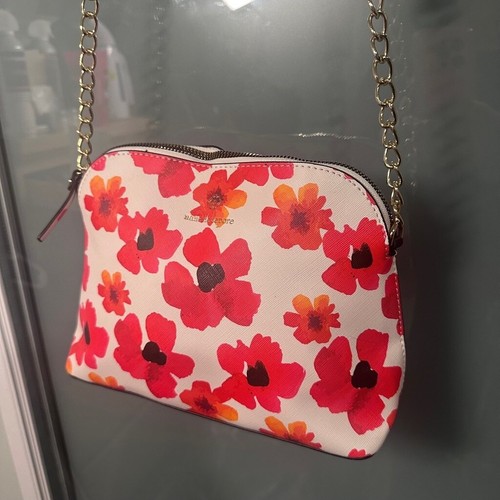 NANETTE LEPORE Floral Crossbody Bag with Chain Detail - Picture 2 of 8