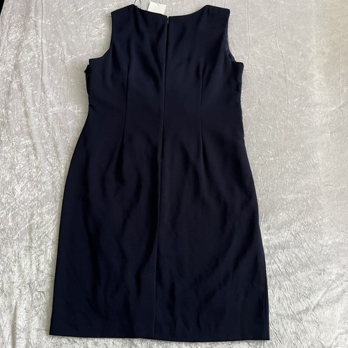Gina Bacconi Women's Moss Crepe and Chiffon Dress Cocktail, Spring Navy, 18 - Picture 5 of 10