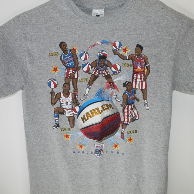 Harlem Globetrotters World Tour 2016 90 Years T Shirt Men's Size Small