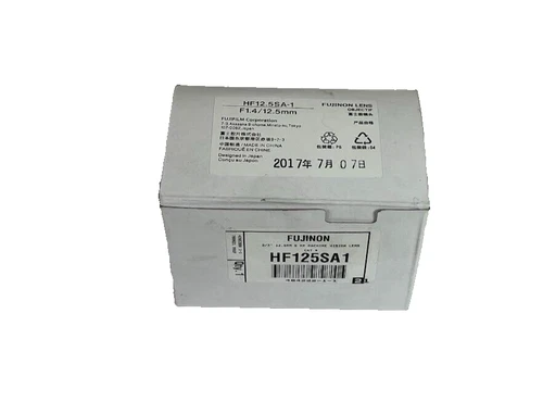 Fujinon HFSA-1 Machine Vision Lens F1.4 12.5mm - New - HF12.5SA-1S Brand New