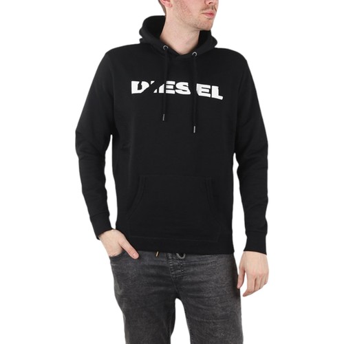 DIESEL S AGNES BRO Mens SWEAT Hoodie Casual Hooded Top Sweatshirt Pullover Hoody - Picture 2 of 19