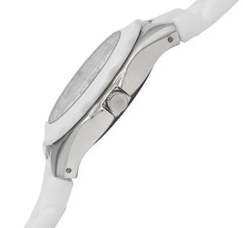 NUEVO Reloj de pulsera para mujer Jellybean esfera blanca Japón cuarzo correa de silicona FMD#514 Foto 3 de 3