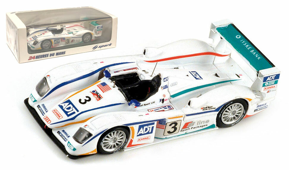 Spark (1/18) アウディ R8 2005 LM Winner #3 Spark 43LM05 Audi R8 #3 Winner Le Mans 2005 - Werner/Lehto