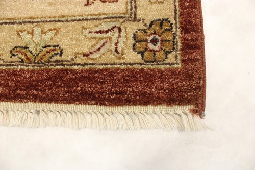 9'11" x 13'10" ft. Indian Vegetable Dye Hand Knotted Oriental Area Rug - Picture 7 of 7