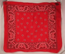 Vintage Marlboro Country Store Made With Pride Red Bandana Made In U.S.A.