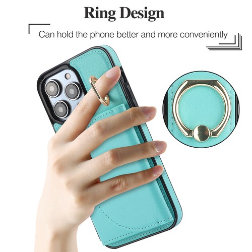 Fr iPhone 16 Pro Max 15 14 13 12 11 X 7 Wallet Folio Card Holder Ring Stand Case - Picture 26 of 50