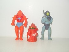 he man motu masters of the universe rubber beast man skeletor and orko