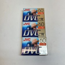Lot of 3 JVC DVM60ME Min DV Tapes 60 Minute