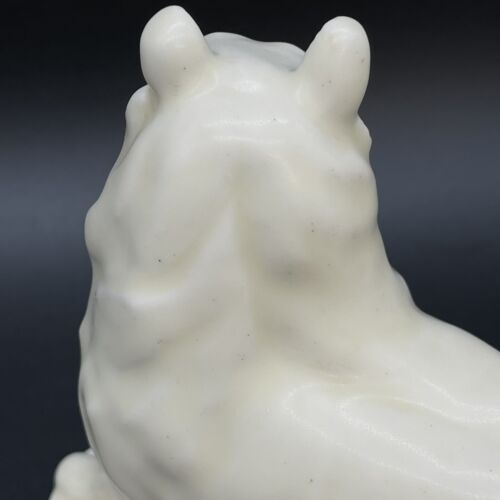 Rare Antique Rookwood Pottery Collie Dog Bookend 2778 ca. 1929 Ivory Mat Glaze - Picture 8 of 12