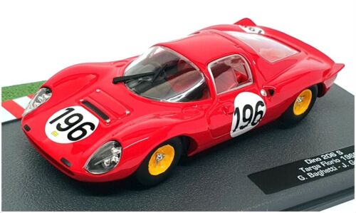 Altaya 1/43 Scale 610234 - Ferrari Dino 206 S #196 Targa Florio 1966 - Red - 第 1/5 張圖片