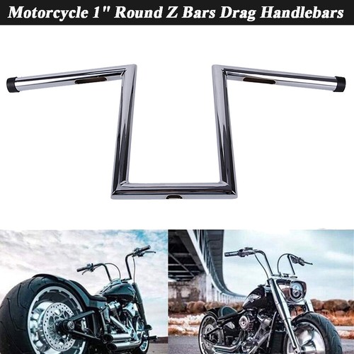 For Honda Shadow VT 750 1100 / VTX 1300 1800 8" 10" Rise 1" Ape Hanger Handlebar - Bild 23 von 32