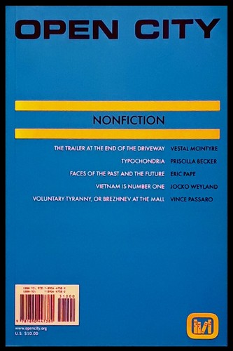 Open City #22 Fall 2006 - Fiction, Non-Fiction, Poetry Anthology - SCARCE -EX - Imagen 2 de 2