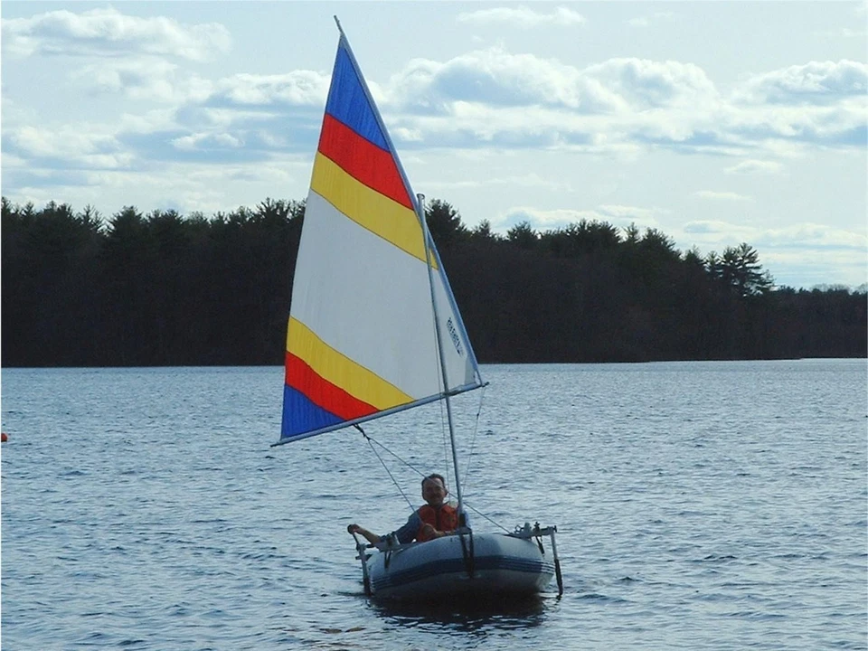 Segelset für Intex Seahawk II oder Mariner 3 Schlauchboote, Flöße. Kompakt! - Bild 2 von 4
