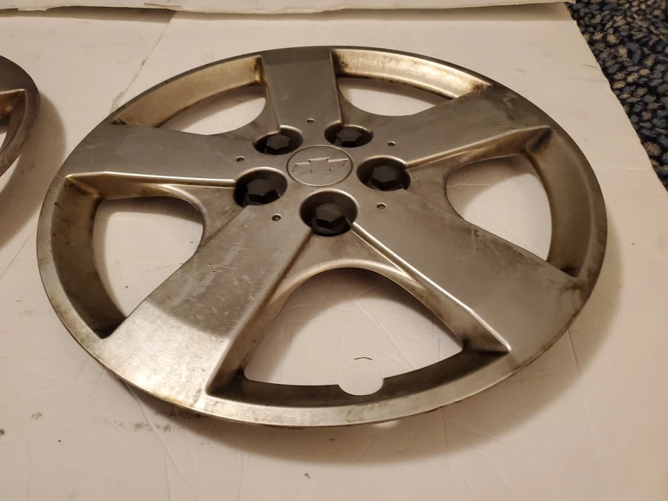 LOTE de 2) Chevrolet Cavalier 2003 2005 15" tapacubos cubierta de rueda buje OEM 9594665 Foto 4 de 4