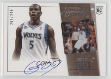 2013-14 Panini Signatures Film Rookie Auto 204/249 Gorgui Dieng #19 Auto 0af