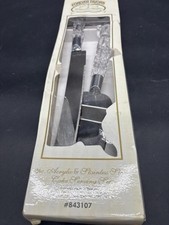 1 WEDDING Cake Knife 1 Cake Server With Clear Handles