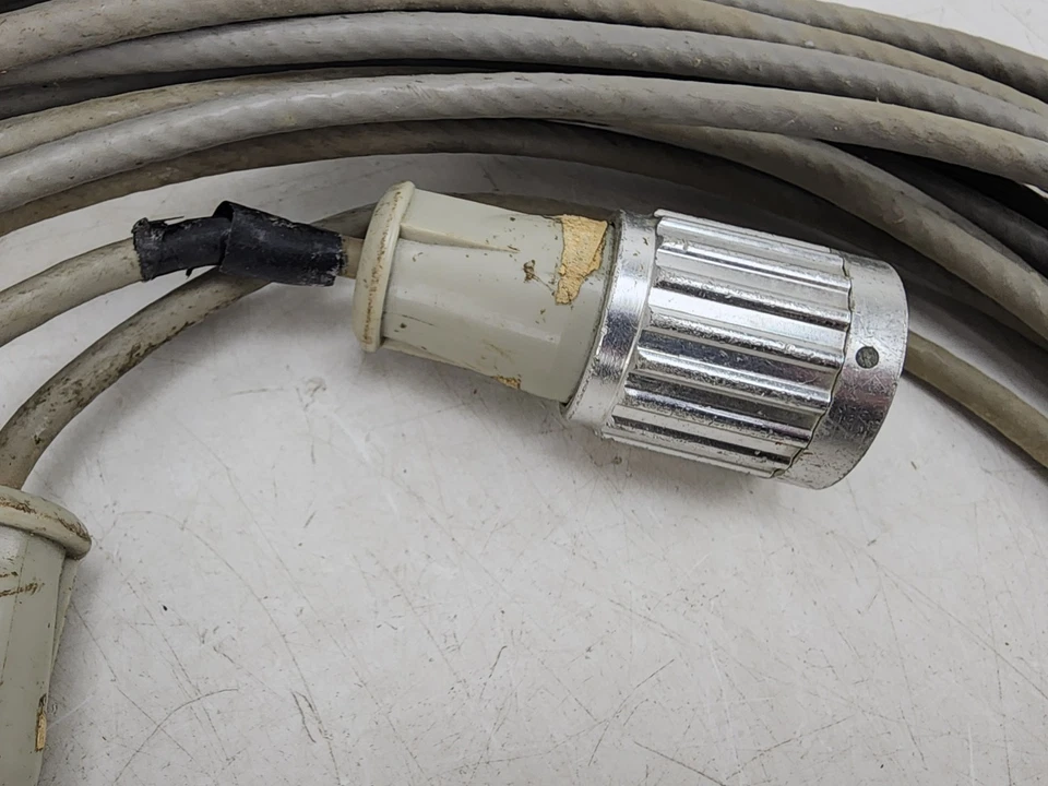 Cable de micrófono de tubo Neumann M49 de colección conector Tuchel de 7 pines probado 48 pies Foto 3 de 4