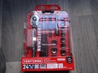CRAFTSMAN CMMT12111 24-Piece Metric Polished Chrome Mechanics Tool Set Hard Case