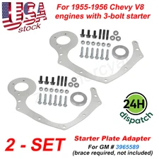 For 1955-1956 Chevy Starter Plate and Newer Blocks w/ Broken Starter Mount Kit