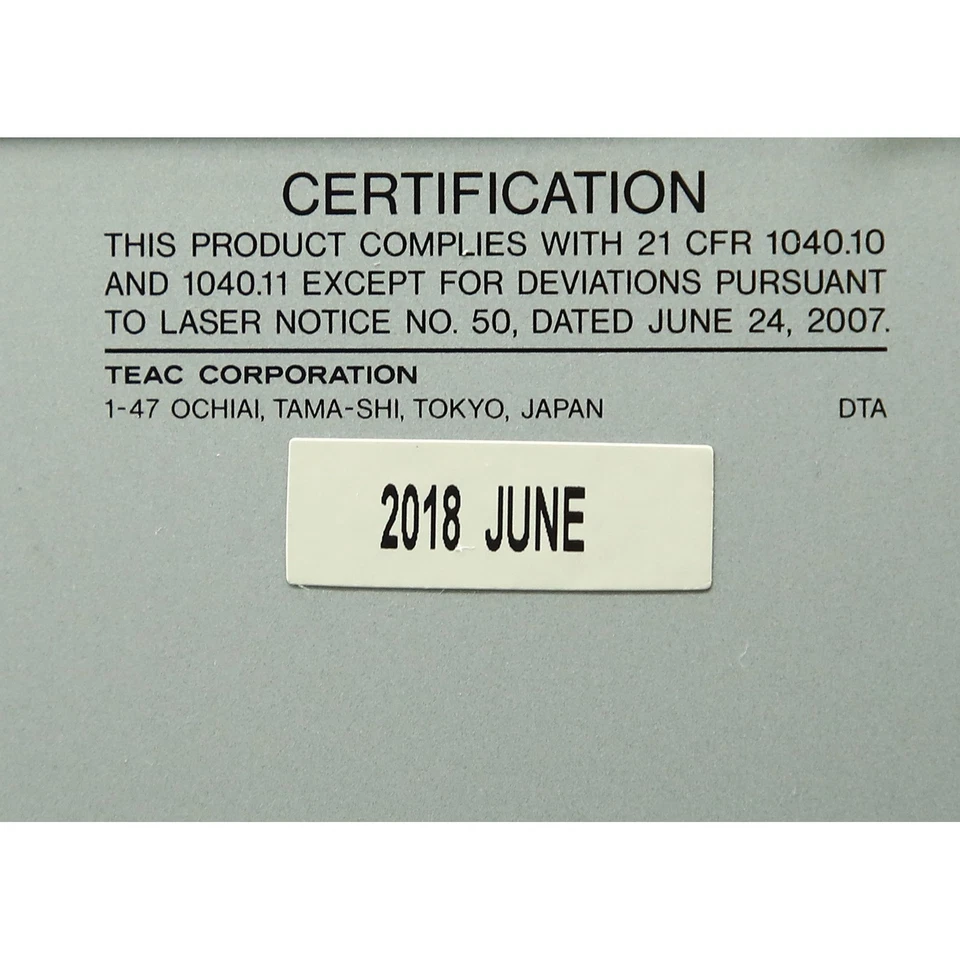 Tascam CD-200BT CD Player with Bluetooth Rackmount MP3 USB - Image 4 of 4