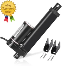 1000N High Speed 14Mm/S Black Actuator Motor 4 Inch 4" Stroke Linear Actuator DC