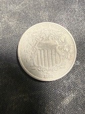 1868 Shield Nickel - About Uncirculated -            Lot #1289