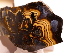 Schalenblende, spezielle Mineralgemenge aus Sphalerit (Zinkblende)+ Wurtzit, PL 
