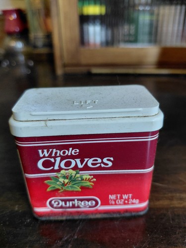 5 barattoli di spezie vintage in metallo, Durkee McCormick Colman's Kroger - Foto 6 di 6