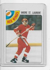 1978  TOPPS  #32   ANDRE ST. LAURENT    C    DETROIT RED WINGS