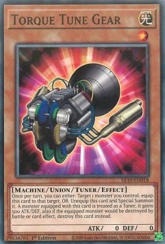 YuGiOh Torque Tune Gear SR10-EN018 Common Englisch Neu 1st