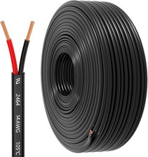 14 Gauge Wire 2 Conductor Electrical Wire, 14 AWG 2.08mm Wire PVC Cord,