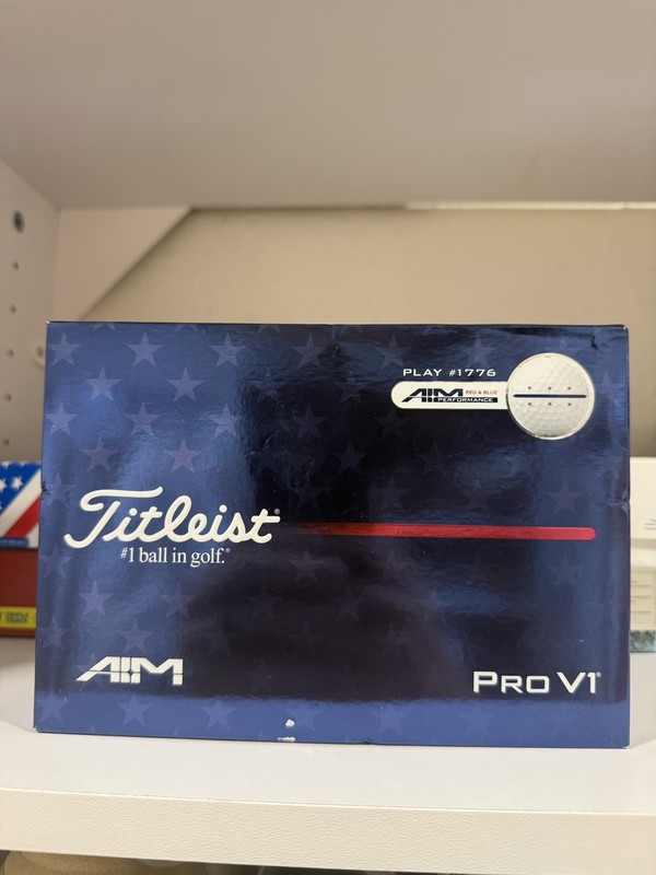 2026 LIMITED EDITION Titleist Pro V1 USA 1776  Aim Performance Brand New