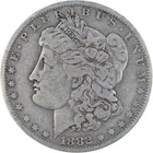 1882 O Morgan Dollar F Fine 90% Silver $1 US Coin Collectible