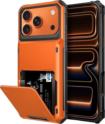 iPhone 17 Pro Max Case Wallet with Card Holder Dual Layer Heavy Duty Shockproof