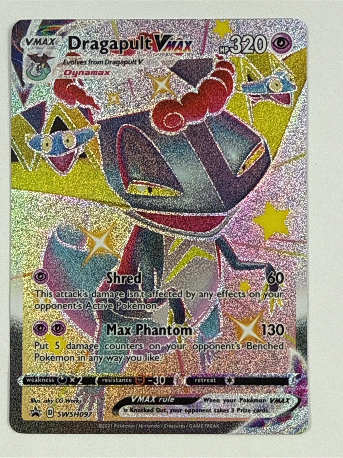 Dragapult VMAX SWSH097 SWSH: Sword & Shield Black Star Promo Pokemon Card