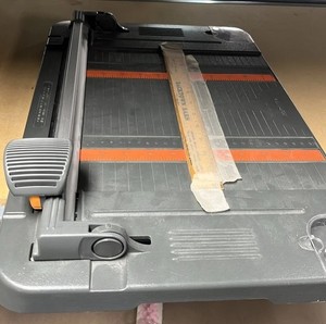 Vintage FISKARS 12" Rotary Paper Cutter for Scrapbooking Crafts bv d1