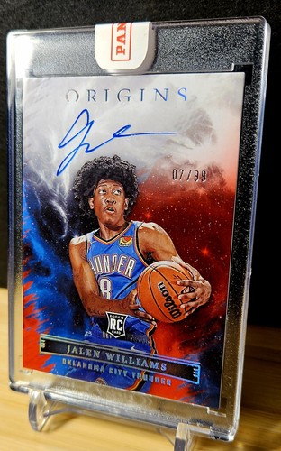 2022-23 Jalen Williams Panini Origins On Card Auto Red /99 Rookie RC SSP - Bild 2 von 6